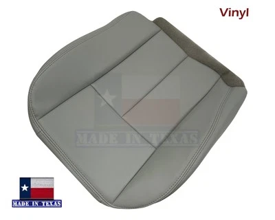 Funda de asiento para Chevy Trailblazer 2005-2009 gris cuero sintetizado parte inferior del pasajero Foto 1 de 4