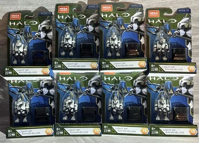 8 Mega Construx Halo Universe Series 15 Heroes Light Of Sanghelios Figures - Image 1 of 2