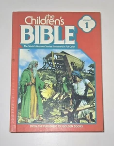1981 The Children's Bible Volume 1 By: Golden Books Hardcover Kids Book - Picture 1 of 8