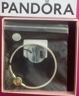 Pandora Armband Silber 14 K. Vergoldet Game of Thrones + Schattenwolf Silber Neu - Bild 1 von 4