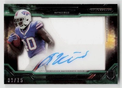 2015 Topps Strata - Clear Autographed Relic #CCAP-KWI Karlos Williams #/75 - Image 1 of 2