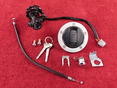 Juego de cerraduras con llave 06-25 GSXR600 Interruptor de encendido Tapa de gas Juego de bloqueo de asiento 05-16 GSXR1000 Foto 1 de 4
