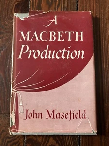 A Macbeth Production. John Masefield. First Printing 1946. VG/EX with fair DJ. - Bild 1 von 8