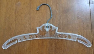 36 Baby Clothes Hangers Vintage 1975 Clear Plastic 123456 Chickens from 1975 - Picture 1 of 17