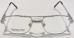 Kinder Pilotenbrille Volldrahtgestell Flex Scharnier Doppelsteg SILBER SST 1 - Bild 1 von 10