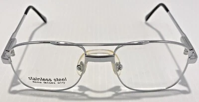 Gafas de aviador para niños marco de alambre completo bisagra flexible doble puente PLATA SST 1 Foto 1 de 4