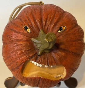 Vástago adorno cara calabaza para resina nariz 3,25” x 3” otoño/otoño - Imagen 1 de 5