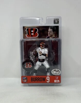 Figura de acción McFarlane Joe Burrow Cincinnati Bengals NFL edición platino Foto 1 de 4