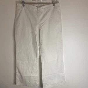 Butter-soft Scrub Bottom Medical Uniform White Pants Large - Picture 1 of 12