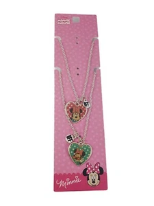 Collares Minnie Mouse Best Friends Hearts 2 Collares - Cardado Tono Plata - Imagen 1 de 3