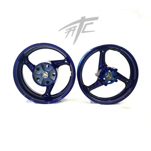 SALE! TWO STAGE BLUE WHEELS FACTORY OEM WHEELS 2008-2020 SUZUKI HAYABUSA - Picture 1 of 3