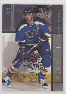 2003-04 ITG Be A Player Memorabilia All-Star Game /10 Al MacInnis #1 HOF
