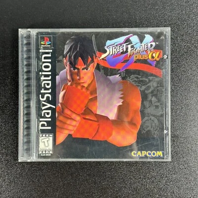 Street Fighter EX Plus Alpha (Sony PlayStation 1, 1997) COMPLETA Tarjeta Reg Foto 1 de 4