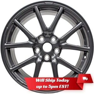 New 18" Charcoal Alloy Wheel Rim for 2017 2018 2019 2020 Tesla Model 3 - Picture 1 of 10