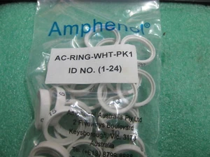 Paquete de 1 Paquete de Conectores XLR ANILLO DE CA-WHT-PK1 ANILLOS DE IDENTIFICACIÓN XLR COLRD - Imagen 1 de 2