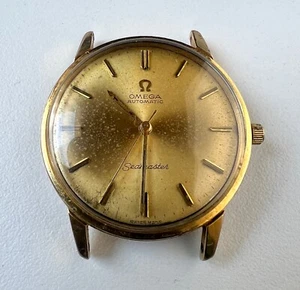 OMEGA Seamaster Cal 552 Automatic Watch 165.002 Vintage Men Gold Dial To Restore - Picture 1 of 9