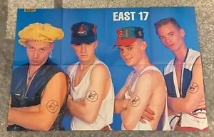 East 17 & Take That Poster (Large 80cm x 53cm) 1992 - Bild 1 von 2