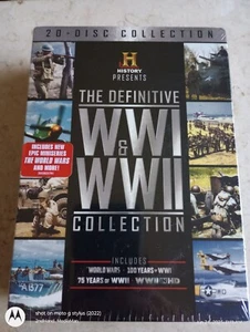 NEW SEALED HISTORY CHANNEL THE DEFINITIVE WWI & WWII COLLECTION 20 DISC DVD SET - Picture 1 of 2