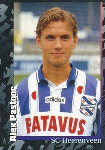 162 ALEX PASTOOR # NETHERLANDS SC.HEERENVEEN STICKER PANINI VOETBAL 97