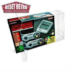 Schutzhüllen SNES / NES mini Classic 0,3 / 0,5 mm game protector case Nintendo - Picture 1 of 4
