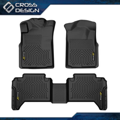 Alfombrillas de TPE aptas para Toyota Tacoma 05-15 doble cabina forros de goma para todo tipo de clima Foto 1 de 4