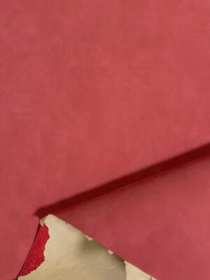 Tela de vinilo nobuck lisa 30+ colores imitación cuero 52" ancho por yarda Foto 1 de 4