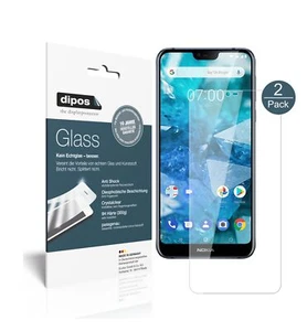 1+1x Screen Protector for Nokia 7.1 Flexible Glass 9H dipos - Picture 1 of 9