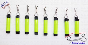 EazyClipz - NEONgelb - Silber kleine Clips - leicht zu ziehen RC Modell Clipz - Bild 1 von 1