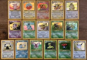 Pokemon Jungle Rare Holo cards, Flareon, Scyther, Snorlax - you Choose - Nr Mint