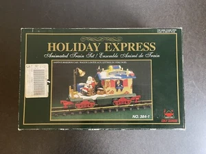 Holiday Express Santa’s Mailbox Car Animated Train Accessory No 384-1 With Box - Picture 1 of 13