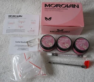 MOROVAN Proffesional Nail System Builder Gel Nail Kit