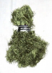 Mustachio Novelty Yarn Olive Lot E - Picture 1 of 2