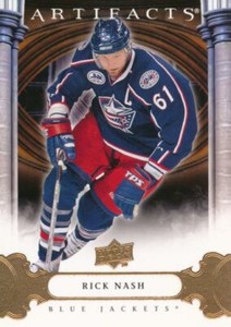 2009-10 UD Artifacts #90 RICK NASH - Columbus Blue Jackets
