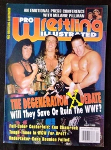 Revista PWI PRO WRESTLING ILLUSTRATED ABRIL 1998 Degeneration X WCW WWF WWE - Imagen 1 de 5