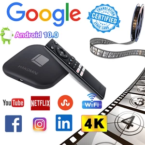 Google Certified TV BOX Android Smart WLAN6 4K HDMI Dolby digital+ Neu Quad Core - Picture 1 of 11