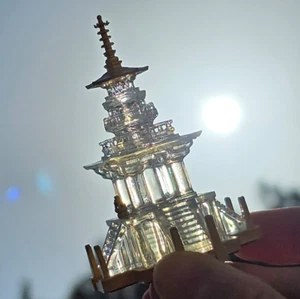 Koreanische Dabotap Pagode 70 mm Miniatur Skulptur | Museum exklusives Kunstgeschenk - Bild 1 von 12