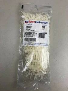 HellermannTyton RT18R9L4 -- White-- Bag of 200 - Picture 1 of 4