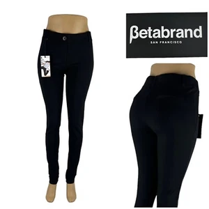 Betabrand Womens Small Long Classic Dress Pant Yoga Pants Skinny Leg Rayon NWT - Picture 1 of 12