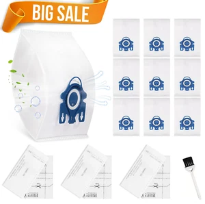 Pack de 10 bolsas de limpieza de aire 3D de repuesto para aspiradora Miele GN - Imagen 1 de 8