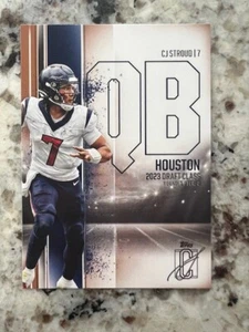 2024 TOPPS SIGNATURE NFL CLASS BRONZE CARD HOUSTON TEXANS CJ STROUD #18 - Picture 1 of 1