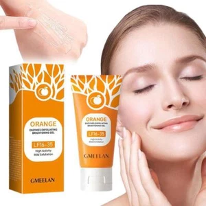 50g Orange Enzymes Facial Skin Exfoliating Brightening Scrub Gel New 🌿 - Bild 1 von 11