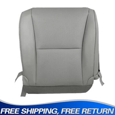 Funda de asiento de cuero perforado gris para parte inferior del conductor para Lexus RX350 RX450 2010-2015 Foto 1 de 4