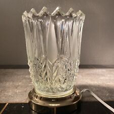Vintage Boudoir 24% Lead Crystal Table Lamp 7”H