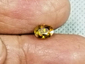 1.10 Cts Sphene / Titanite Loose Gemstones Oval 100% Natural from Pakistan - Picture 1 of 5