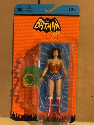 WONDER WOMAN 6" Action Figure McFarlane Toys DC Retro Batman 66 Comic - Image 1 of 3