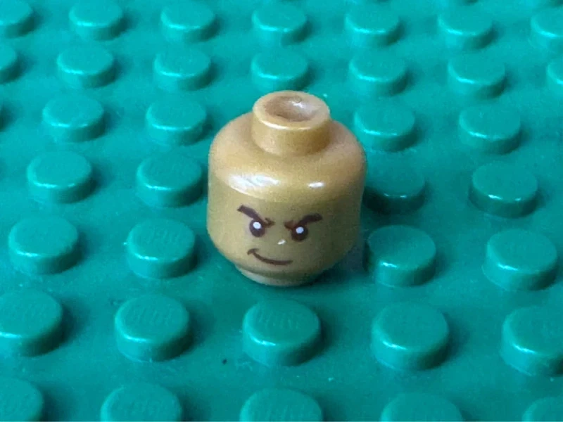 Lego Minifigure Ninjago njo073 Lloyd Golden Ninja Head Only - Image 1 of 1