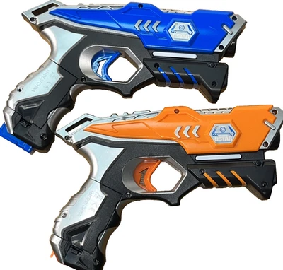 Target Attack C-Star Toy Guns Make Different Gun Sounds Battery Powered  - Image 1 of 4