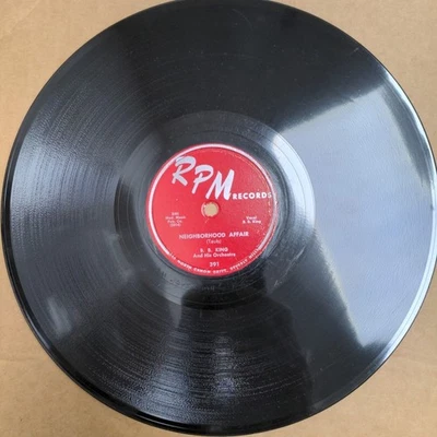 B. B. King BLUES 78 Neighborhood Affair / Пожалуйста, спешите домой об/мин очень хорошее состояние++ - Изображение 1 из 2