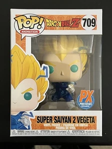 Funko Pop Animation #709 Dragonball Z  Super Saiyan 2 Vegeta PX Exclusive - Picture 1 of 6