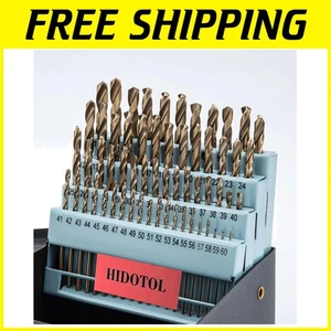 Cobalt Jobber Bohrer-Set - 60-teilig Schnellarbeitsstahl - Bild 1 von 7